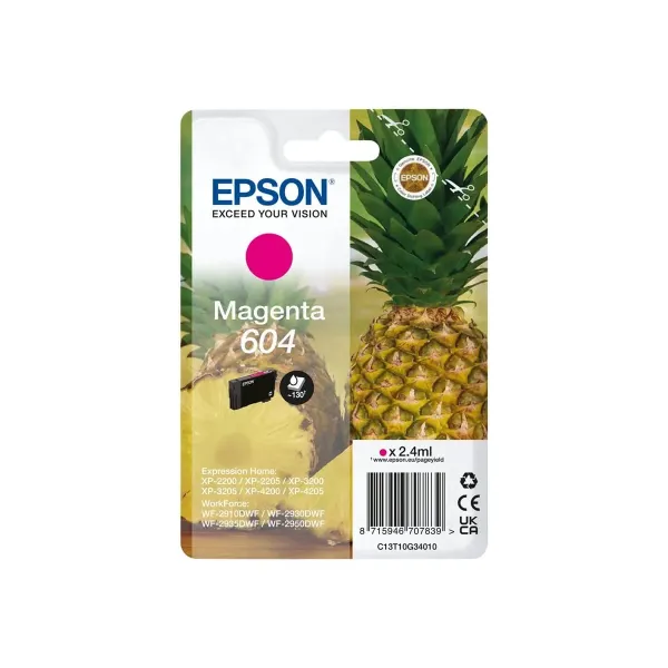 Tinteiro Original Epson 604 Magenta