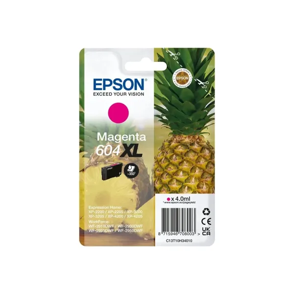 Tinteiro Original Epson 604XL Alta Capacidade Magenta