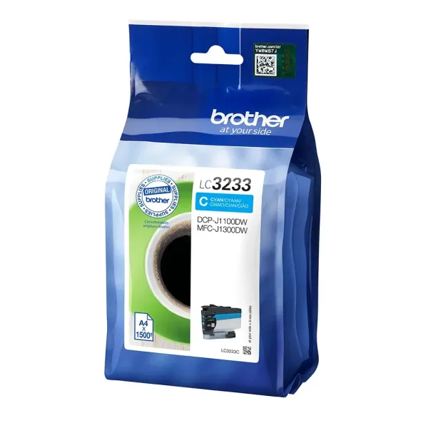 Tinteiro Original Brother LC3233C Azul
