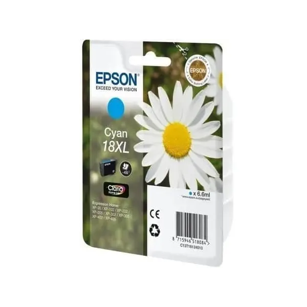 Tinteiro Original Epson nº1812 XL Alta Capacidade Azul