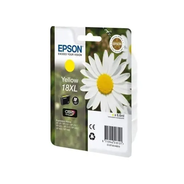 Tinteiro Original Epson nº1814 XL Alta Capacidade Amarelo
