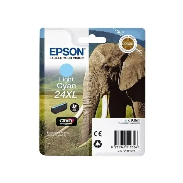 Tinteiro Original Epson nº2435 XL Alta Capacidade Azul Claro