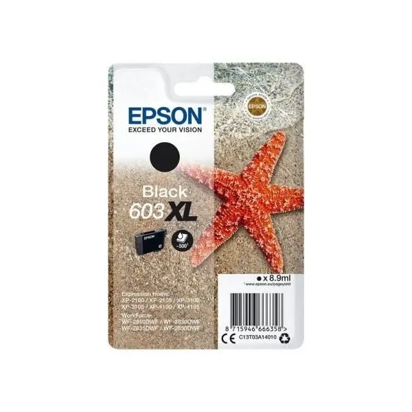 Tinteiro Original Epson nº603 XL Alta Capacidade Preto
