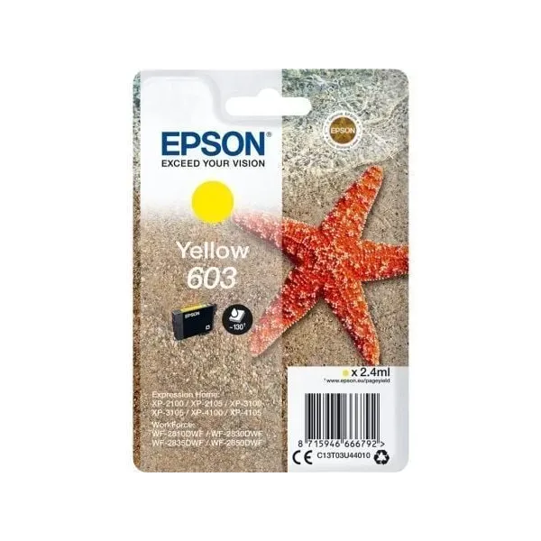 Tinteiro Original Epson nº603 Amarelo