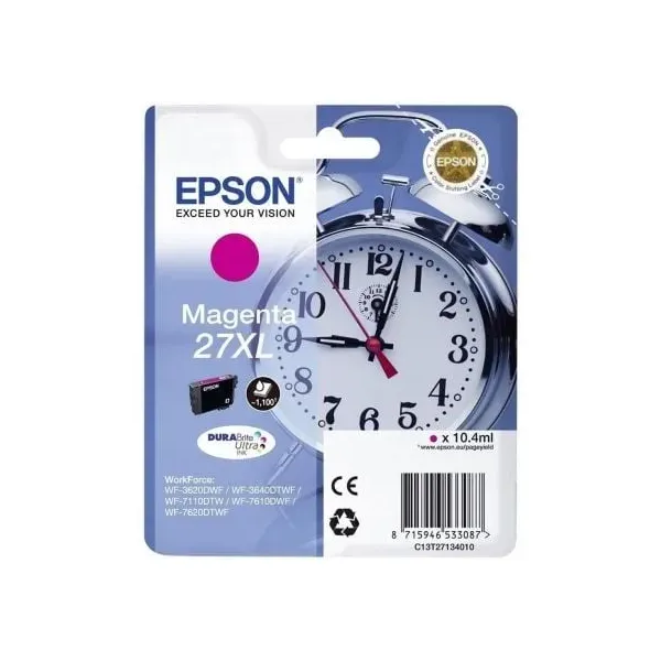Tinteiro Original Epson nº2713 XL Alta Capacidade Magenta
