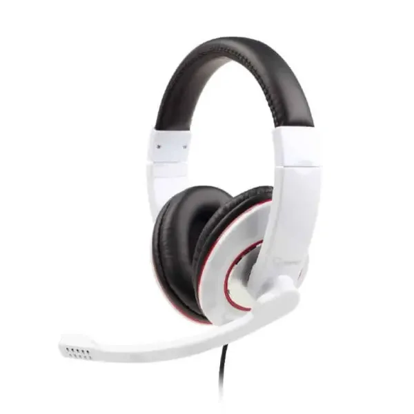 Auscultadores Gembird Stereo MHS-001 3.5MM Branco Brilhante