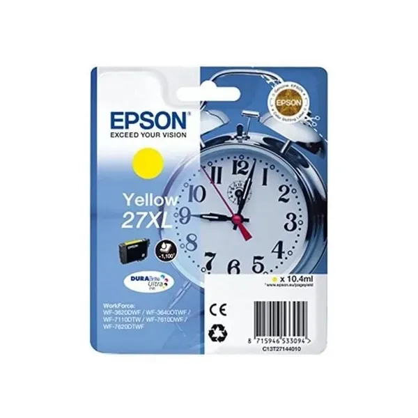 Tinteiro Original Epson nº2714 XL Alta Capacidade Amarelo