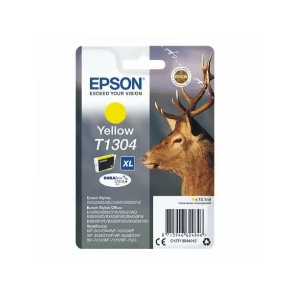 Tinteiro Original Epson T1304 XL Alta Capacidade Amarelo