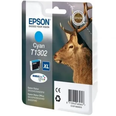 Tinteiro Original Epson T1302 XL Alta Capacidade Azul