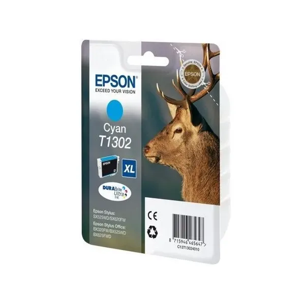 Tinteiro Original Epson T1302 XL Alta Capacidade Azul