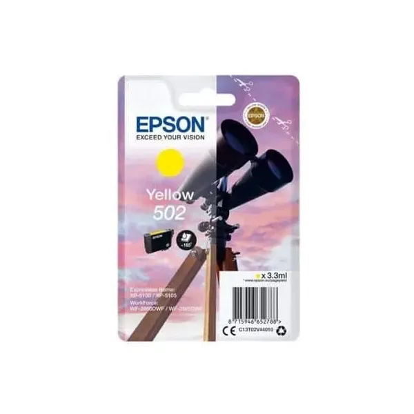 Tinteiro Original Epson nº502 Amarelo