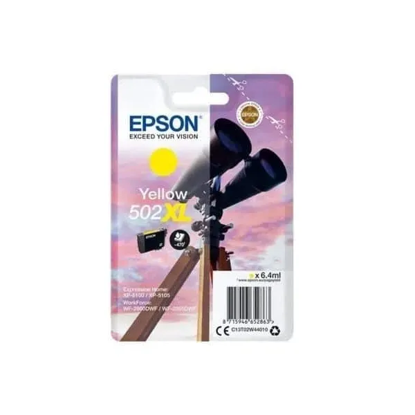 Tinteiro Original Epson nº502 XL Alta Capacidade Amarelo