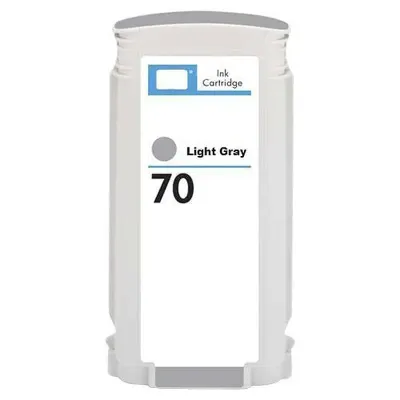 Tinteiro Compatível HP 70 Cinza Claro Substitui C9451A 130mL