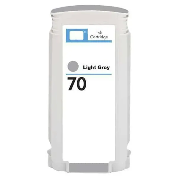 Tinteiro Compatível HP 70 Cinza Claro Substitui C9451A 130mL