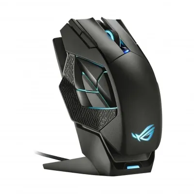 Rato Óptico Gaming Asus Rog Spatha X Sem Fios Preto