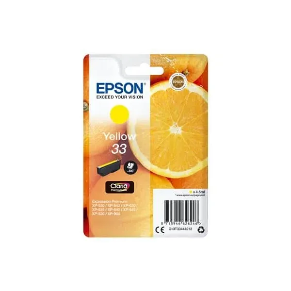 Tinteiro Original Epson nº33 Amarelo
