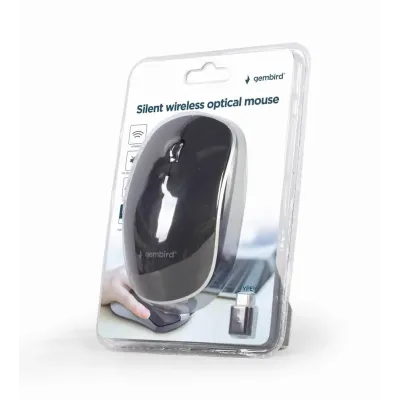 Rato Gembird Wireless Type-C 1600Dpi Preto