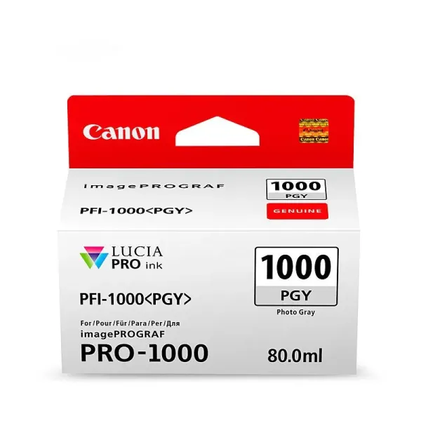 Tinteiro Original Canon PFI1000 Cinza Photo