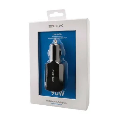 TRANSFORMADOR 2HIX CARRO 90W C/USB – BLACK