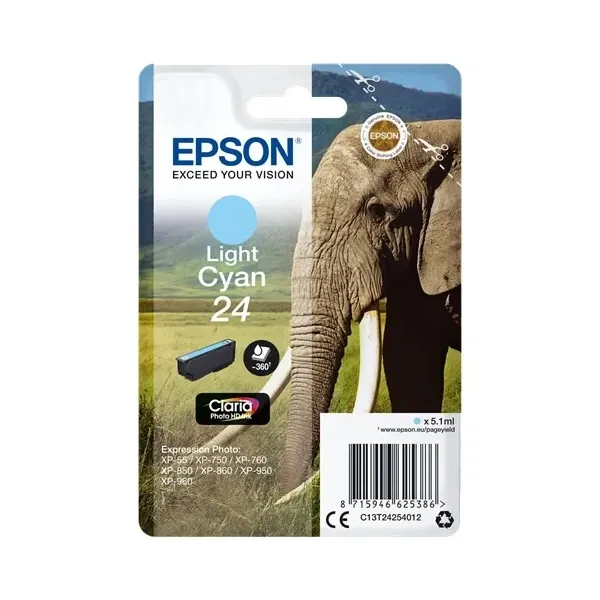 Tinteiro Original Epson nº24 Azul Claro