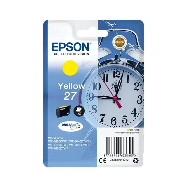 Tinteiro Original Epson nº27 Amarelo