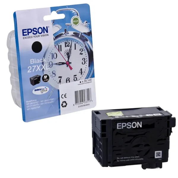 Tinteiro Original Epson nº27 XXL Alta Capacidade Preto