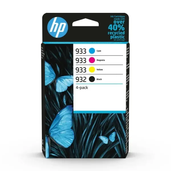 Pack Tinteiros Originais HP 932 + 933 – Pack de 4