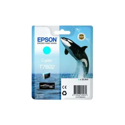 Tinteiro Original Epson T7602 Azul