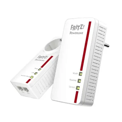 Adaptador PLC Fritz! Powerline 1260E Set +WiFi