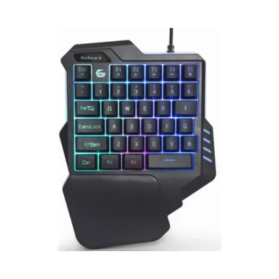 Conjunto Gaming Gembird 2in1 Mini Teclado + Rato RGB ideal para Portáteis