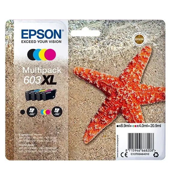 Tinteiro Original Epson Multipack nº603 XL 4 Cores
