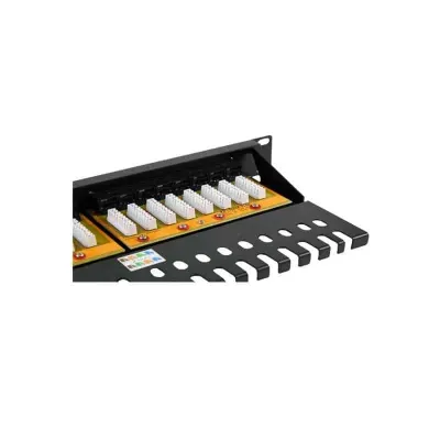 Organizador de cabos 2Lan 19? CAT6A 24 Portas UTP