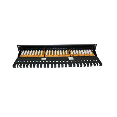 Organizador de cabos 2Lan 19? CAT6A 24 Portas UTP