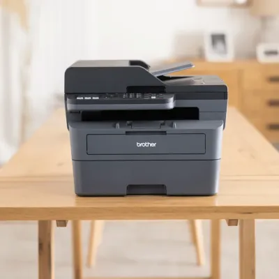 Impressora Multifunções Monocromo Laser Brother MFC-L2827DWXL WiFi Duplex Fax 32ppm Preta