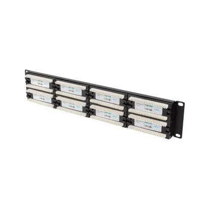 Patch Panel Lanberg 48 Portas 2U 19? Cat.6 Preto