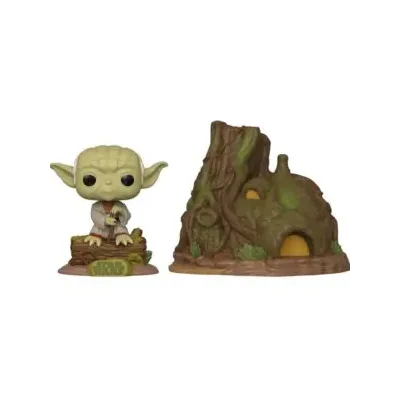 Funko Pop! Dogobah Yoda With Hut Deluxe – Star Wars Empire Strikes Back