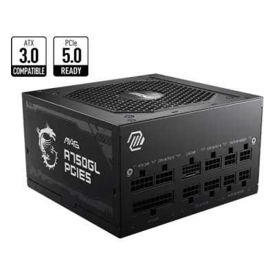 Fonte de Alimentação MSI Mag A750GL PCIE5 II 750W 80+ Gold