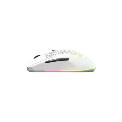 Rato Gaming Steelseries Aerox 3 RGB Wireless/Bluetooth 18000DPI Branco