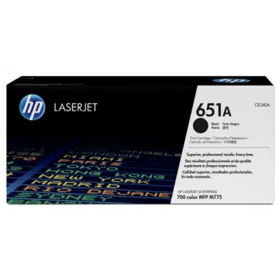 Toner Original HP 651A CE340A Preto