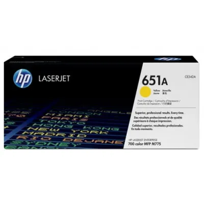 Toner Original HP 651A CE342A Amarelo