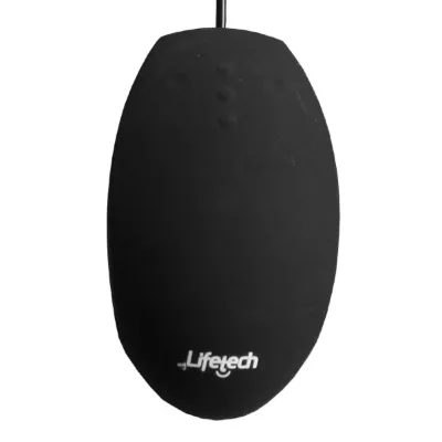 Rato Lifetech silicone higienizável e lavável Usb Preto