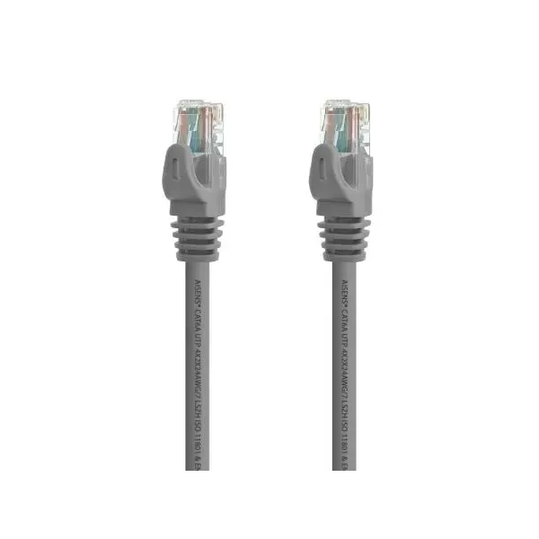Cabo de Rede Aisens AWG24 UTP Aisens A145-0587 Cat.6A Lszh 1m Cinza