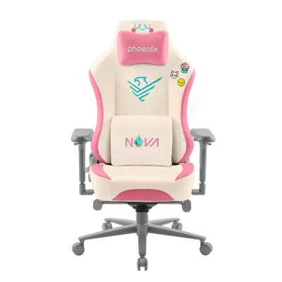 Cadeira Gaming Phoenix Nova Couro Cream Edition Tamanho R