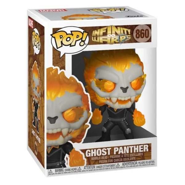 Funko Pop Ghost Panther – Marvel Infinity Warps