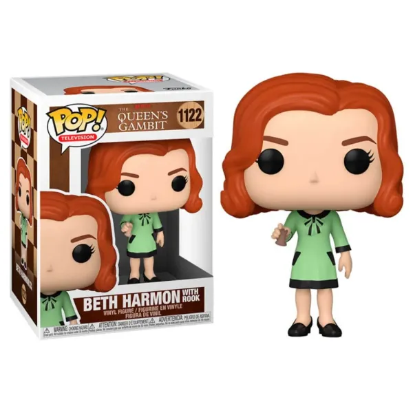 Funko Pop! Beth Harmon With Rook – Queen’s Gambit