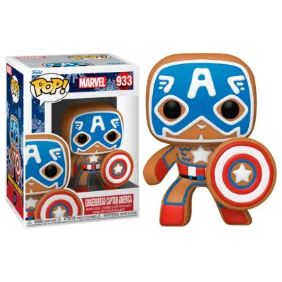 Funko Pop! Gingerbread Captain America – Marvel