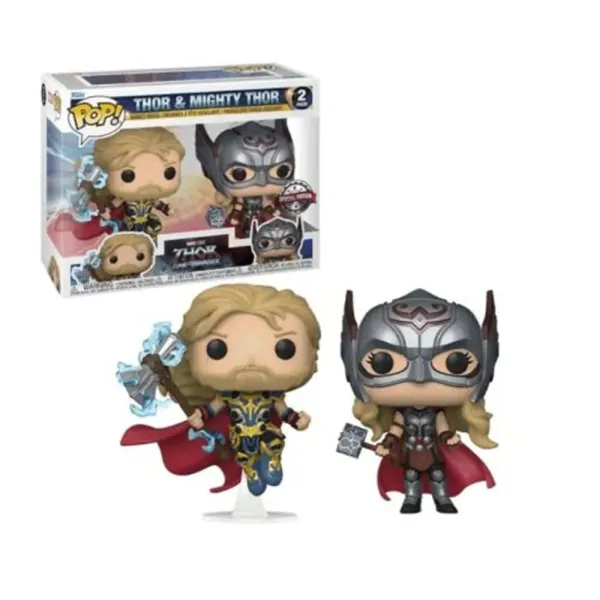 Funko Pop! Thor & Mighty Thor – Marvel Thor & Mighty Thor Pack 2
