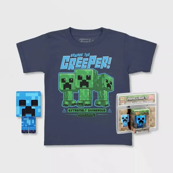 Funko Pop! Creeper – Minecraft + Camisola (L)