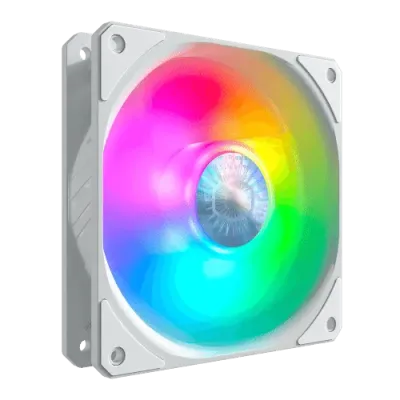 Ventilador Cooler Master SickleFlow 120 ARGB White Edition 12cm Branco (Pack 3)