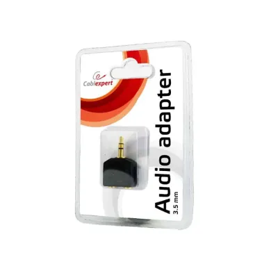 Adaptador 3.5mm p/ 2saidas para som Preto
